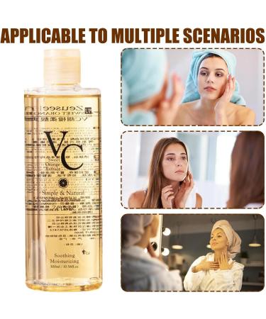 Peeling Toner 300 ml facial water liquid for moist compresses moisturizing peeling facial toner for oily skin perfumefree - Buy Online on GoSupps.com