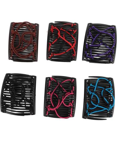 Magic Hair Comb Vintage Stretchy Double Comb Hair Forks Clips Bun Maker Women Girls Hairstyle Multipurpose Hair Accessories - Buy Online on GoSupps.com