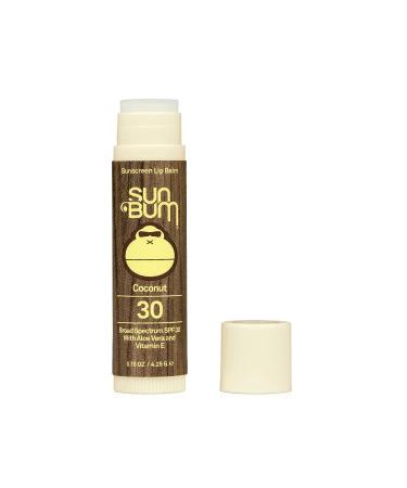 Sun Bum SPF 30 Vegan Lip Balm Trio - Coconut Flavor | Broad Spectrum UVA/UVB Protection with Aloe and Vitamin E for Moisturized Lips - Cruelty-Free - Buy Online on GoSupps.com
