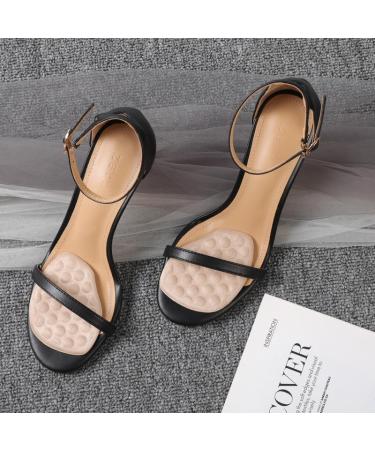 Metatarsal Pads for Women - Anti-Slip Heel Inserts & Ball of Foot Cushions - 3 Pairs (Black Beige Clear) - Comfort & Support for All-Day Wear - Buy Online on GoSupps.com