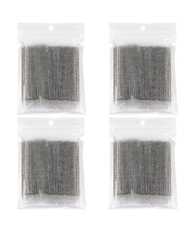 400 PCS Glitter Crystal Micro Applicator Brushes - Disposable Eyelash Extension Microswab Mascara Wands - Lash Remover Brush Tools - Crystal Micro Brush-Black - Buy Online on GoSupps.com