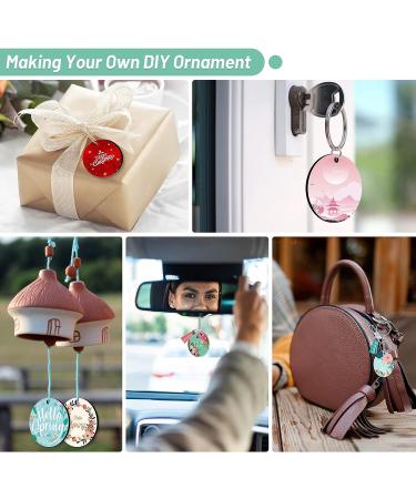 200 PCS Sublimation Blanks Keychains Bulk Set for DIY Craft Making - Buy Online on GoSupps.com