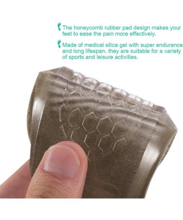 Self-Adhesive Gel Heel Pads - 2 Pairs of Cushioned Insoles for Men & Women - Comfort & Pain Relief - Buy Online on GoSupps.com
