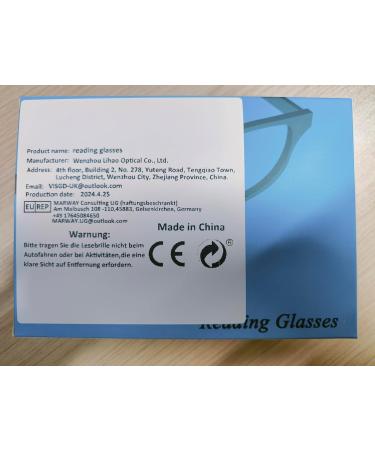 Cojwis 5 Pack Retro Round Reading Glasses for Men & Women | Lightweight 2.5X Readers - 5 Colors Available - Buy Online on GoSupps.com