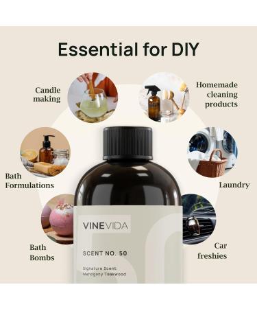 VINEVIDA 4oz Nag Champa Fragrance Oil for Soap & Candle Making, Perfume, Soy Candles, Home Scents, Diffusers - 4 fl oz (Pack of 1) - Buy Online on GoSupps.com