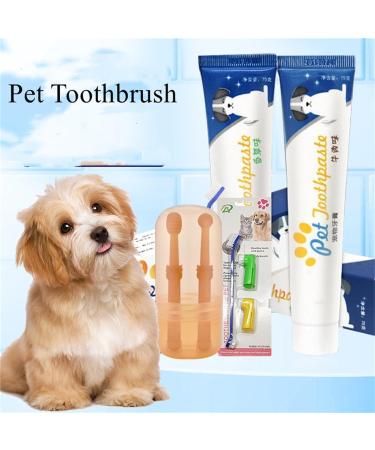 Zentric Dog Toothbrush Flexibrush Pet Toothbrush with Tongue Scraper 360 Pet Toothbrush Dual Head Soft Silicone Tongue Cleaner for Pet Cat Tooth Brushing Fresh Oral Dental Care (Brush*2) - Buy Online on GoSupps.com