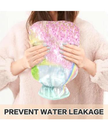 Rainbow Garden 2L Hot Water Bottle with Soft Fleece Cover | Ideal for Hot & Cold Compresses | International Shipping Available - Buy Online on GoSupps.com