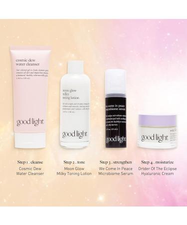 Good Light Cosmic Dew Water Cleanser - Hydrating Gel-to-Foam Cleanser with Glycerin and Hyaluronic Acid - Sensitive Skin Safe (3.38 fl oz) - Buy Online on GoSupps.com