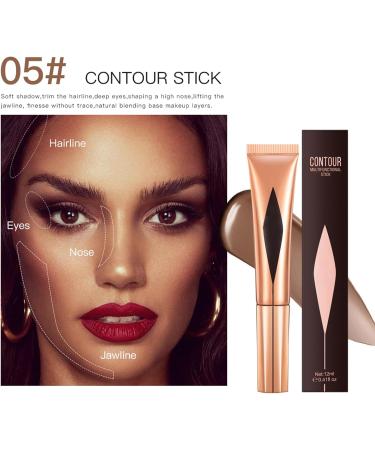 3 Pcs Liquid Contour Beauty Wand Set Highlighter Makeup Face Blusher - Long Lasting Waterproof Contour Beauty Wand with Cushion Applicator (3pcs B Set) - Buy Online on GoSupps.com