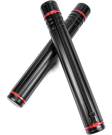 QWORK Drafting Tube 2 Pack - Poster & Blueprint Storage Case | Telescoping Art Tube Holder for Documents | Large Diameter 3 15/16 - 44 1/2 - Buy Online on GoSupps.com