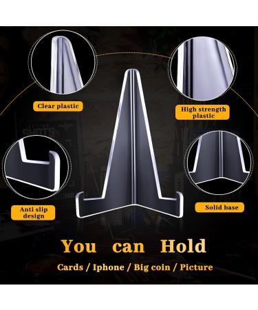 Chinco 20 Pieces Magnetic Card Holders Card Cares with 10 Packs Clear Acrylic Stands 35 Pt Clear Trading Cards Cases Protectors for Sports Card Baseball Card Basketball Card Trading and Display 30 - Buy Online on GoSupps.com