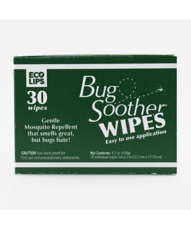 Buy Bug Soother Wipes (30 ct) - Natural & DEET-Free Insect Repellent for Adults Kids & Pets - Made in USA - Buy Online on GoSupps.com