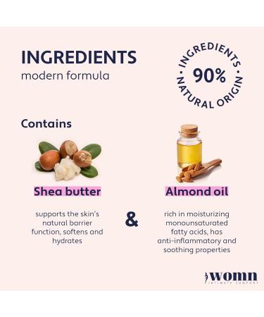  womn womn Hair Removal Cream 2 Pack (2 x 100 ml) - Gentle Hair Removal for Intimate Area Bikini and Armpits - No Cuts or Shaving - Buy Online on GoSupps.com