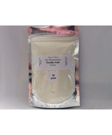 FERULIC ACID POWDER (50 gram) Pure Extracted from Rice Bran Oil