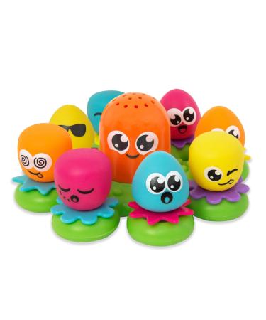 TOMY Toomies Octopals Number Sorting Baby Bath Toy | Educational Water Toys For Toddlers | Suitable For 1 2 and 3 Years Old Boys and Girls 1 2 and 3 Years Octopals