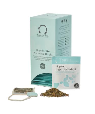 Solaris tea organic peppermint (Peppermint Delight) Mixture 40 Seidentebeutel 1 Sack (1 x 60 g) Peppermint Delight (peppermint mix)