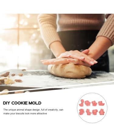 FUNOMOCYA Biscuit Pressing Mold 8pcs Xmas Gadgets DIY Cake Baking for Adorable D Plastic Cutter Biscuits Tools Fondant Cutouts Pp - Buy Online on GoSupps.com