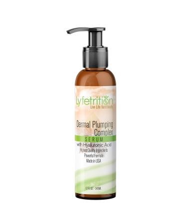 Dermal Plumping Complex | 12 oz large Bottle | Anti-Ageing Serum Enriched with Vitamin C and Hyaluronic Acid