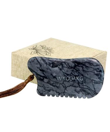 Gua Sha Facial Tools Gua Sha Stone Massage Tool Comb Edge Guasha Tool for Face Body Scraper for SPA Acupuncture Therapy