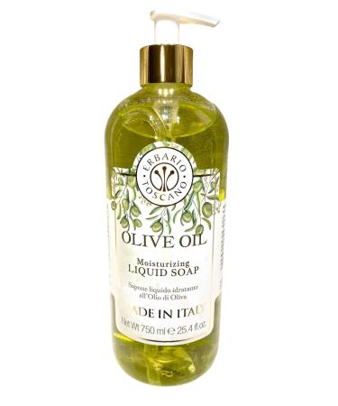 ERBARIO TOSCANO OLIVE OIL Moisturizing Liquid Soap Made in ITALY 25.4 oz