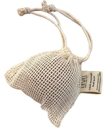Level Body Mind Soul Cork Massage Ball - 6.2 cm Deep Tissue & Fascia Relief Tool for Muscle Tension - Perfect Yoga & Therapy Ball - Buy Online on GoSupps.com