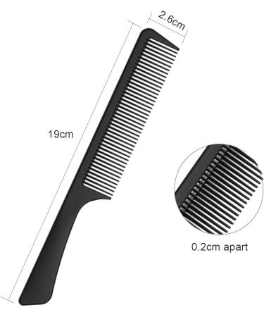 JeoPoom Professional Carbon Handle Comb Break-Proof Antistatic Lightweight And Durable For Men And Women With Different Types of Hair Apple - Buy Online on GoSupps.com