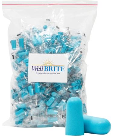 100 Pairs Soft Foam Ear Plugs for Sleeping, Noise-Canceling, Disposable - Bulk Set for Concerts, Festivals - Blue, 0.5x0.95 in - Buy Online on GoSupps.com