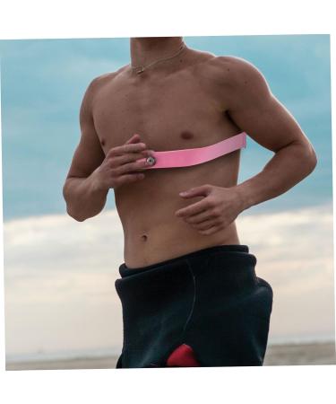Buy Inoomp Heart Rate Meter Fastening Belt - Elastic Chest Strap Replacement Nylon Sports Belt in Pink | 33.00x3.00x0.10cm - Buy Online on GoSupps.com