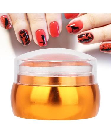 Professional Moum Routes Silicone Nail Stamp Kit | Clear Nail Seal & Printing Tool for DIY Manicures | Perfect for Nail Artists & Enthusiasts (Orange) - Buy Online on GoSupps.com