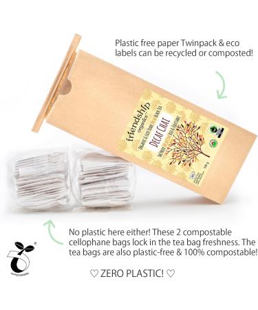 Friendship Organics Decaf Chai Tea Bags Organic and Fair Trade Herbal 36 Count 36 Count (Pack of 1) - Buy Online on GoSupps.com