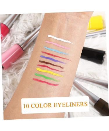 FOMIYES 20 pcs Cosmetics Eyeliner Make Lasting Shadow Liquid Up Colorful Eye Long-lasting Pen Colour Colors - Buy Online on GoSupps.com