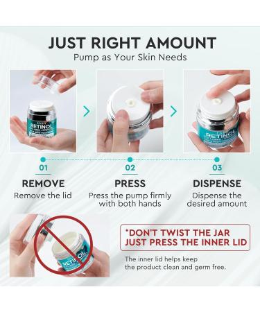 Elvira Retinol Anti Aging Face Moisturizer- Collagen Cream With Stem Cell & Hyaluronic Acid Instant Face Lift Cream for Skin Tightening and Firming Wrinkle Smoother for Women & Men 1.85 Fl Oz 1.85 Fl Oz (Pack of 1) - Buy Online on GoSupps.com