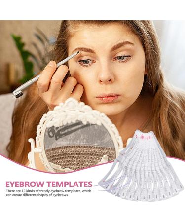 Eyebrow Shaping Template - Women's Eyebrow Shape Template | Multi-Purpose Eyebrow Shaping Tool for Parties Dating Travel and Proms - Buy Online on GoSupps.com