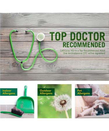 24 Hour Allergy Cetirizine Hydrochloride Tablets 10 mg 45 Count (Pack of 2) - Buy Online on GoSupps.com