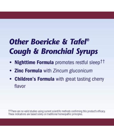 Boericke & Tafel Cough & Bronchial Syrup - 4 oz | Natural Relief for Cough & Cold - Buy Online on GoSupps.com