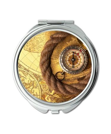 Mirror Travel Mirror Map Wallpaper mapquest driving directions Pocket Mirror portable mirror