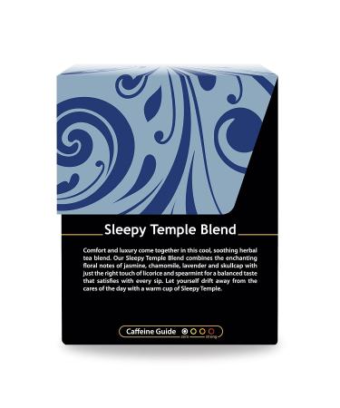 Buddha Teas Organic Sleepy Temple Blend - 18 Bleach-Free Tea Bags | USDA & CCOF Organic, OU Kosher - Buy Online on GoSupps.com