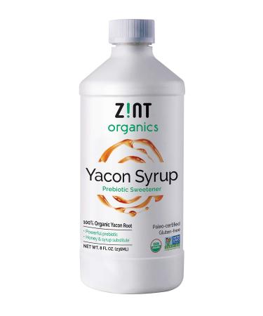 Zint Organic Yacon Syrup Prebiotic Sweetener  8 fl oz (236 ml)