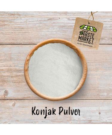 justaste Konjac powder 1 kg glucomannan natural powder vegan low carb - Buy Online on GoSupps.com