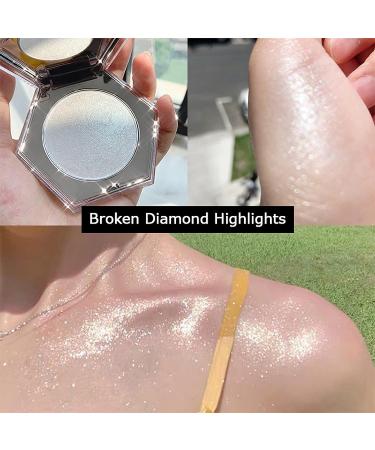 Metallic Highlighter Palette Kit | Long Lasting Champagne Gold Face Illuminator | Highlighter Makeup Palette with Brush - Buy Online on GoSupps.com