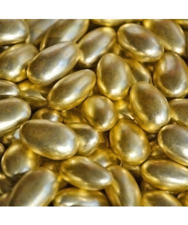 Wedding almonds 500 g gold (for approx. 31-33 guest gifts) - Guest gifts Wedding Bonboniers Give Aways Sugar alms - Greek cuffa for Italian Confetti French drages