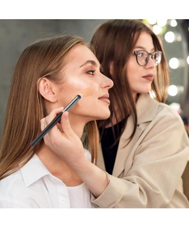 2-Piece Angled Concealer Brush Set - Under Eye & Foundation Brush for Liquid/Cream Makeup - Mini Nose Contour Brushes - Buy Online on GoSupps.com