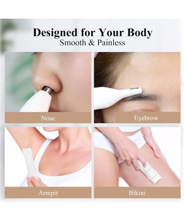 Touch Beauty 4-in-1 Electric Razor for Women | Pain-Free Intimate & Body Shaving | Ladyshave for Bikini Face Eyebrows Legs - Buy Online on GoSupps.com