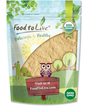 Food to Live - Organic Lion's Mane Mushroom Powder 1 Pound - Elevate Your Brain Wellness with Premium Non-GMO Natural and Vegan Superfood to Better Focus 16 Ounce (Pack of 1)