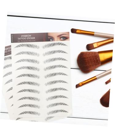 FOMIYES 48 Pcs Eyebrow Stickers Transfer Eyebrows Tool Imitation Eyebrow Sticker Eyebrow Trimming Cejas 3d - Buy Online on GoSupps.com