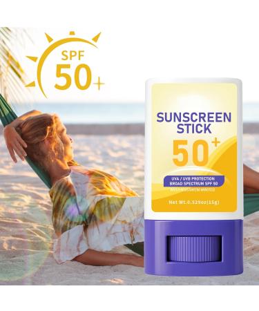  Generisch Sunscreen Stick for Face Waterproof Sun Protection SPF 50 - Non Greasy UV Protection for Beach Holiday and Outdoor Sports - Buy Online on GoSupps.com