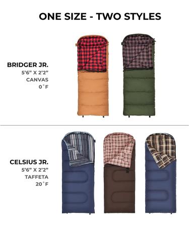 TETON Sports Jr Sleeping Bag for Boys, Girls & Kids - 20F & 0F Options - Camping Accessory for Sleepover, Cabins, RV - Blue Liner - Buy Online on GoSupps.com