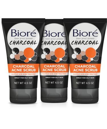 Biore Charcoal Acne Scrub 4.5 oz (127 g)