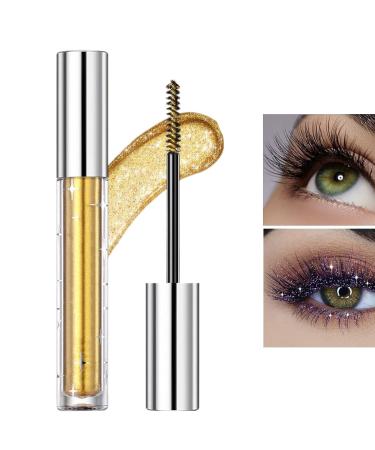 2 Piece Glitter Mascara Long Lasting Smudge Resistant Shimmer Eyelash Mascara for Girls | Waterproof Space Broken Diamond Eye Makeup Mascara For Weddings - Buy Online on GoSupps.com