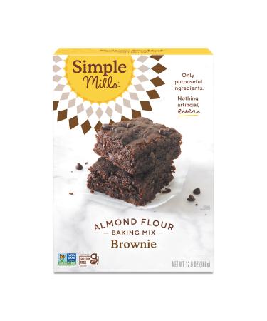 Simple Mills Almond Flour Baking Mix, Chocolate Brownie Mix - Gluten Free, Plant Based, 12.9 Ounce (Pack of 1) Brownie Mix (Pack of 1) - Buy Online on GoSupps.com